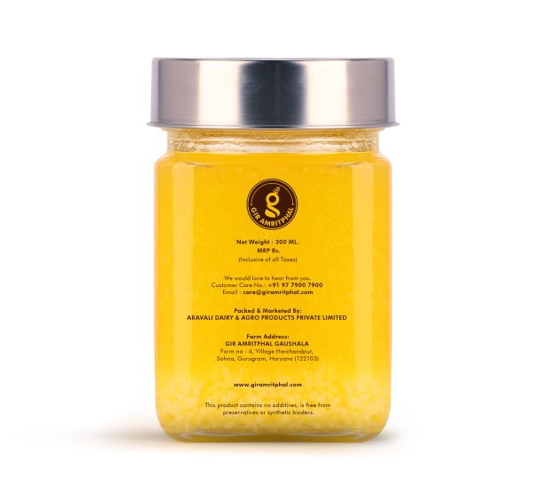 A2 Pure Desi Gir Cow Ghee Vedic Bilona Method 300 ML - Image 2
