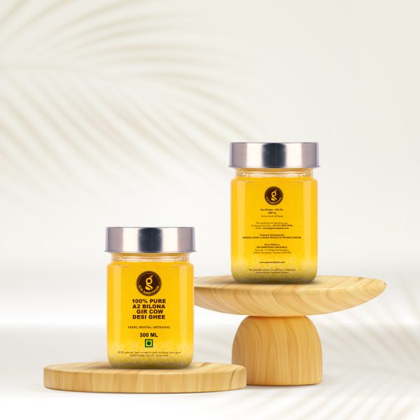 A2 Pure Desi Gir Cow Ghee Vedic Bilona Method 300 ML - Image 3