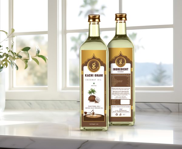 Kachi Ghani Cold Pressed Coconut Combo 2x1000ML