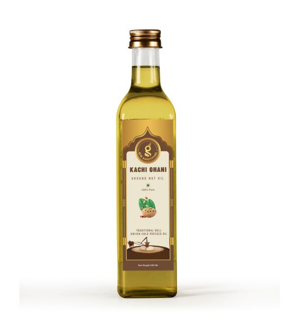 Kachi Ghani Cold Pressed Ground Nut Oil 500ML