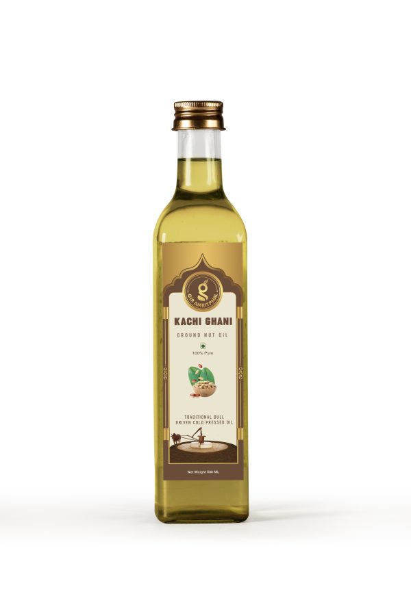 Kachi Ghani Cold Pressed Ground Nut Combo 2x500ML - Image 2