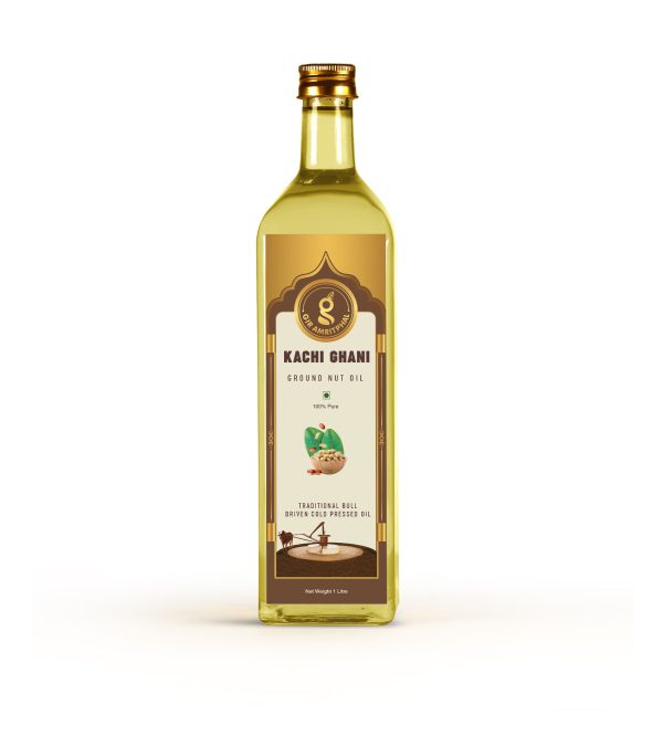 Kachi Ghani Cold Pressed Ground Nut Oil 1000ML