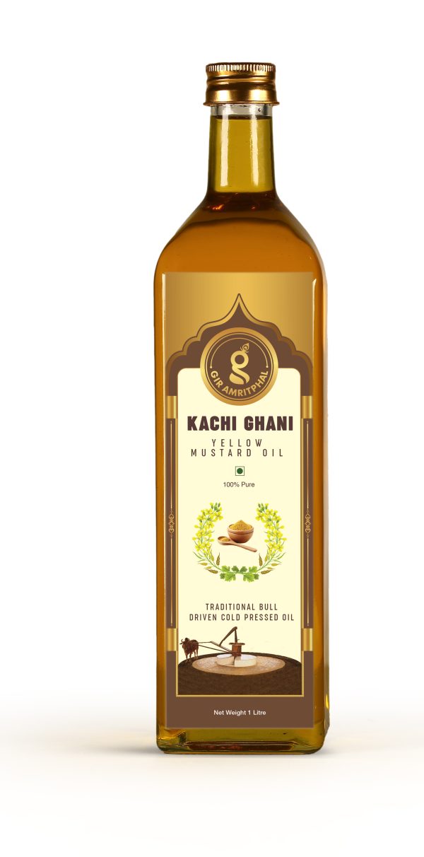 Kachi Ghani Cold Pressed Yellow Mustard Oil Combo 2x1000ML - Image 2