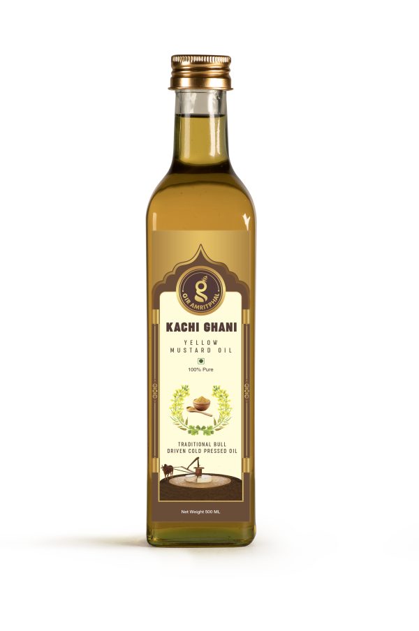 Kachi Ghani Cold Pressed Yellow Mustard Oil Combo 2x500ML - Image 2