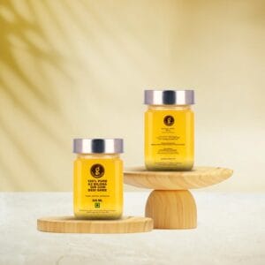 A2 Pure Desi Gir Cow Ghee Vedic Bilona Method 300 ML Combo Pack of 2