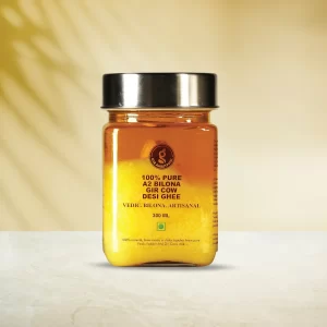 A2 Pure Desi Gir Cow Ghee Vedic Bilona Method 300 ML