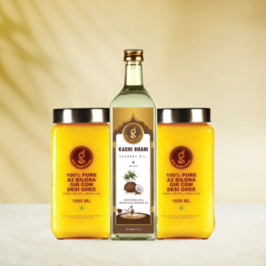 2kg Ghee nd 1L oil