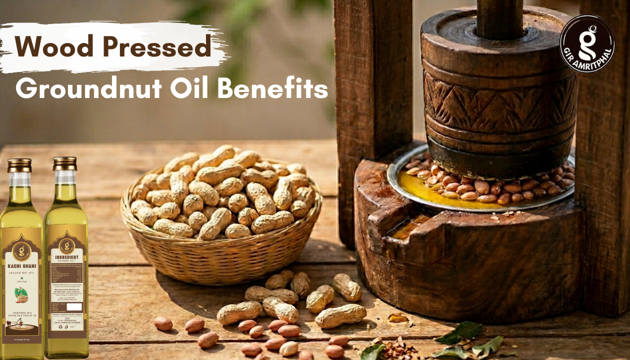 Wood Pressed Groundnut Oil Benefits